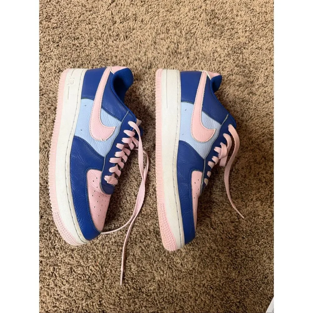 Nike Air Force 1 ‘07 LV8 DV3892-900 Blue Pink Pastel Low Top Sneakers Women’s 8